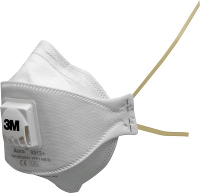 3M 9312 FFP1 TOZ MASKESİ (VENTİLLİ)